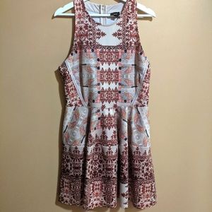 Aztec-like patterned dress